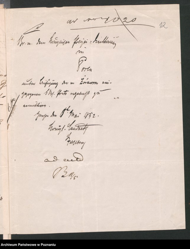 Obraz 16 z jednostki "A. betr. den polnischen Flüchtling Romuald Zorawski"