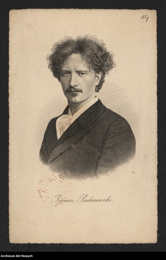 image.from.unit.number "I. J. Paderewski w latach 1892-1930. Fotografie wykonane w formacie kart pocztowych"