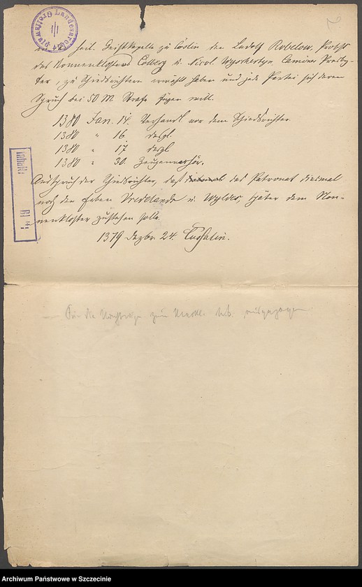 Obraz z jednostki "Eggert Manteuffel zu Parpart [Paprotno] contra Jürgen Koeller zu Goerke [Górki (Pomorskie)]in po debiti, vol. I."