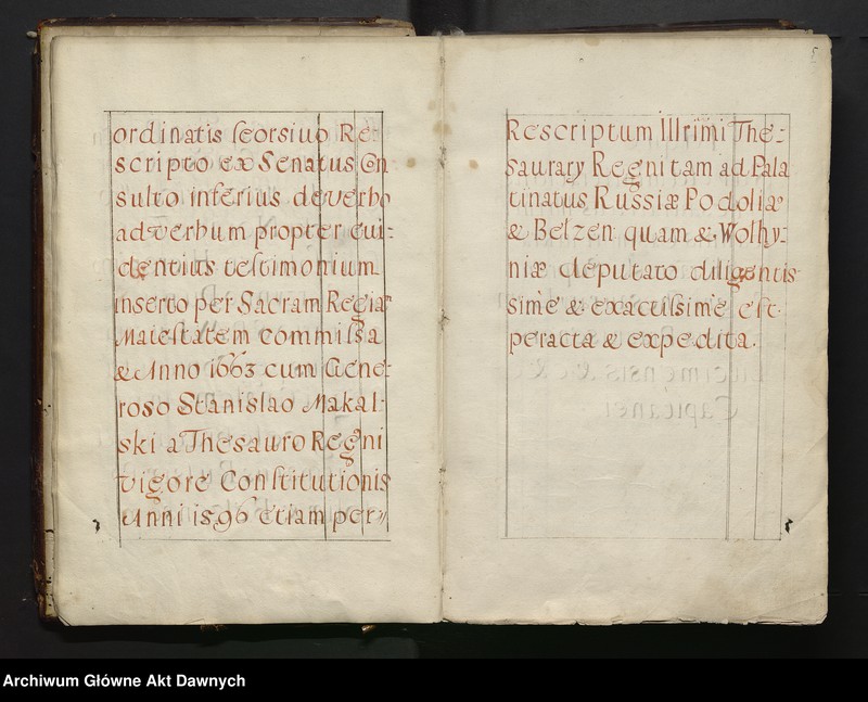 image.from.unit.number ""Lustratia Bonorum RP i Palatinatu Wołhynie (...) 1663 (...) expedita""