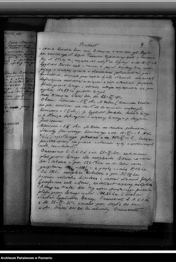 Obraz 8 z jednostki "Sprawa zmiany rodzaju użytków 180,87 ha gruntów leśnych w majątku Biskupiec-Wielki-Bór powiatu konińskiego dla celów gospodarstwa rolnego"