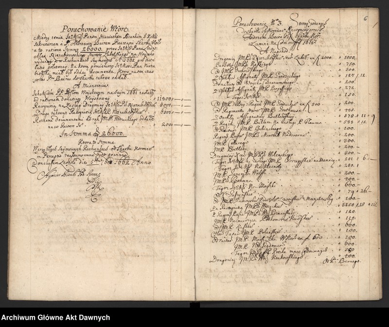 image.from.unit.number "Rejestr różnych dochodów i rozliczeń skarbu koronnego sporządzony przez pisarza A. Baiera."