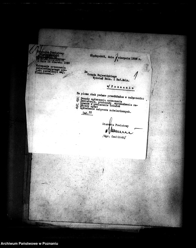 Obraz 5 z jednostki "Majątek Niemierzewo, Lubosz powiatu międzychodzkiego parcelacja"