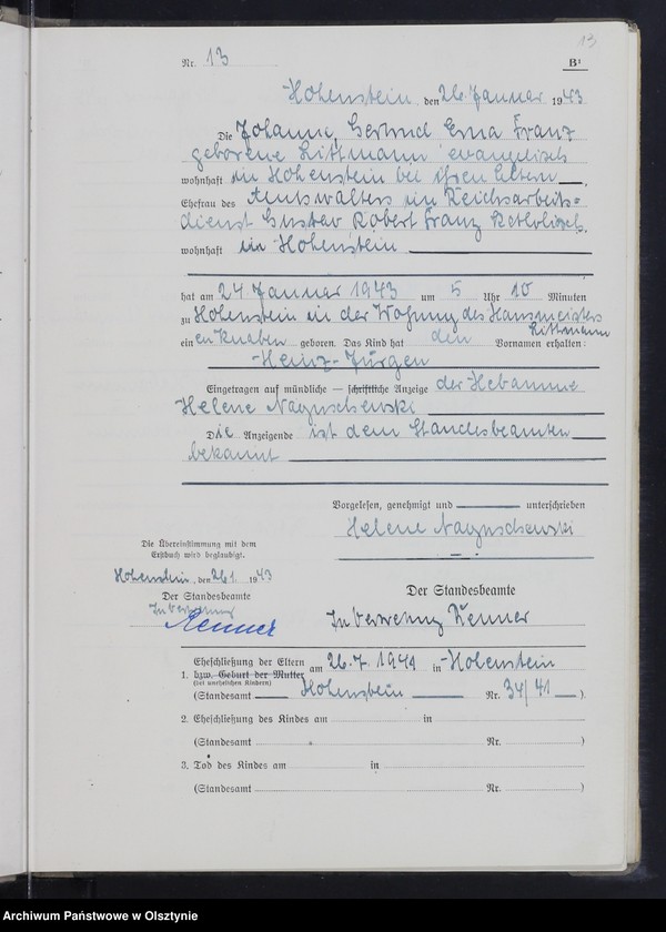 image.from.unit.number "Familienbuch-Zweitbuch Nr 1 - 67"