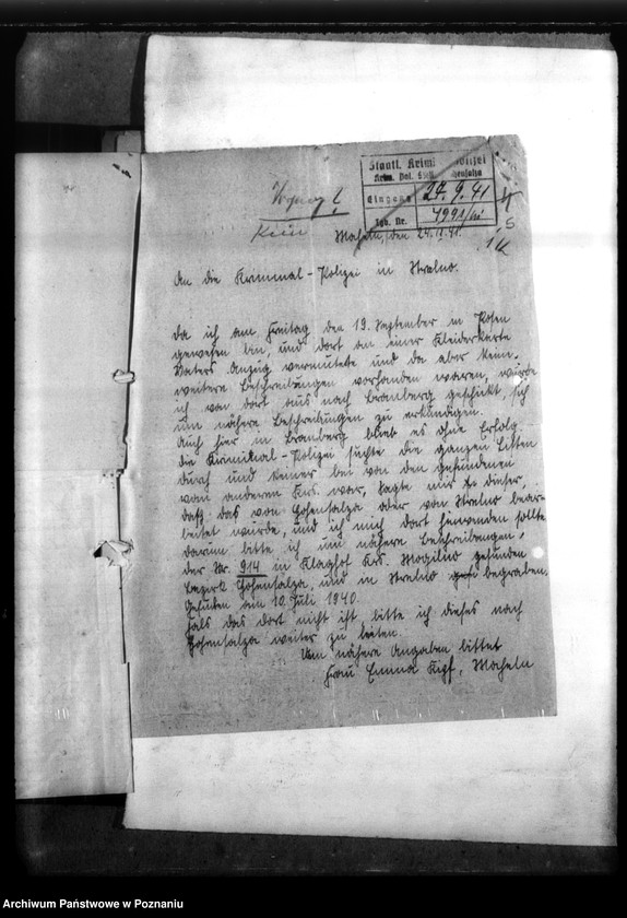 Obraz 9 z jednostki "Alfred u. Brusw Kipf, Mocheln, Kreis Bromberg (Bydgoszcz)"