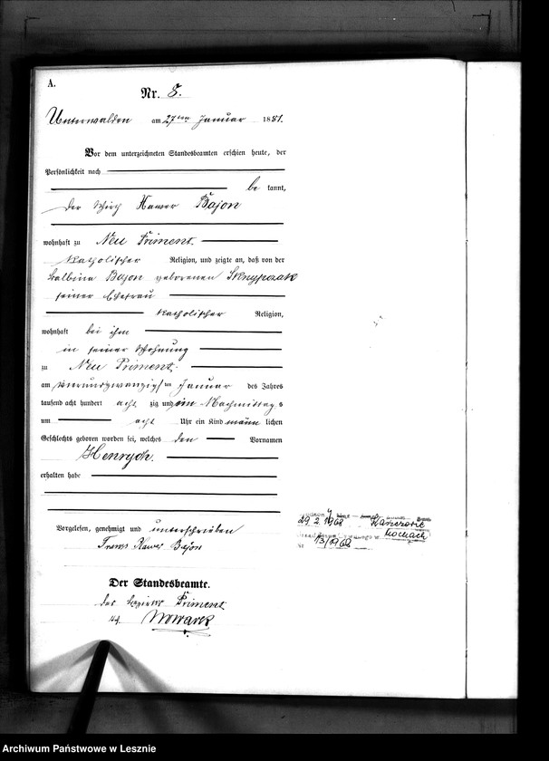 Obraz 11 z jednostki "[Księga urodzeń]"