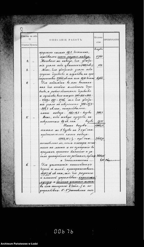 Obraz 13 z jednostki "Proekt ustrojstva obščestvennago parka iz časti gorodskago lesa v gorode Lodzi"