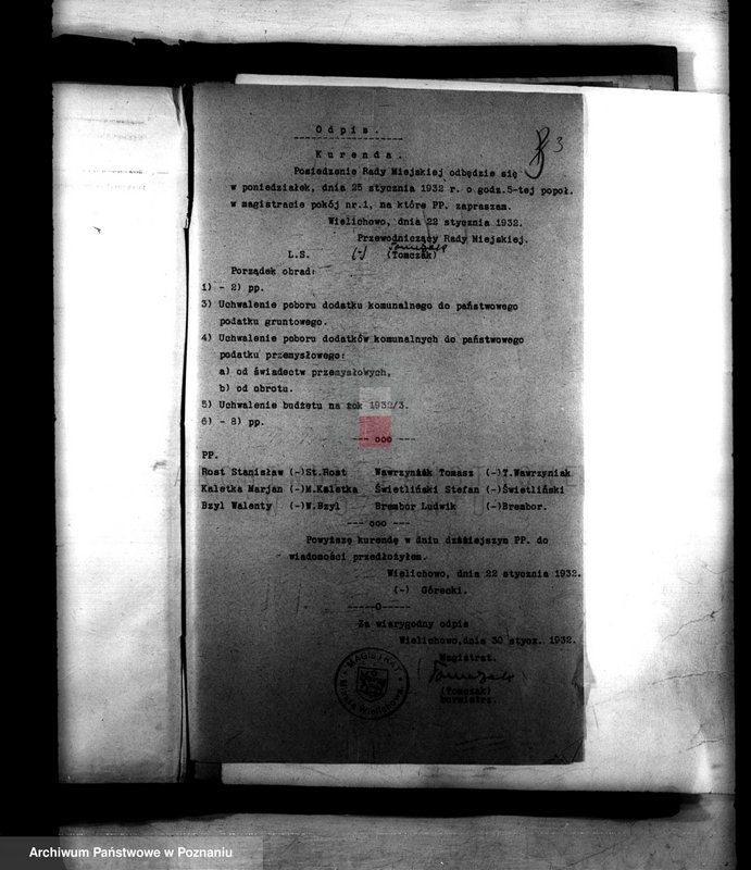 Obraz 7 z jednostki "Budżety i sprawy rachunkowe miasta Wielichowa"