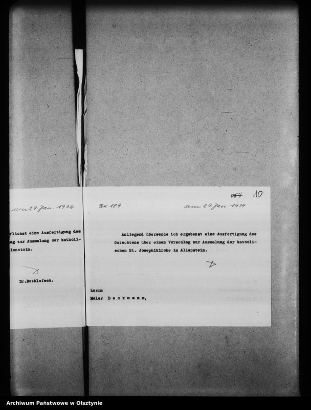 image.from.unit.number "Allenstein, St. Josephikirche"