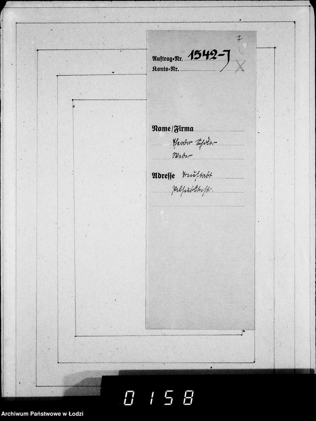 Obraz 11 z jednostki "J 1541-1560 [Wnioski Żydów z Getta o zwrot należności za towar wzięty na kredyt]"