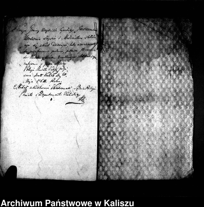 image.from.unit.number "Akta urodzenia, zejścia, małżeństwa gminy jastrzębskiej"