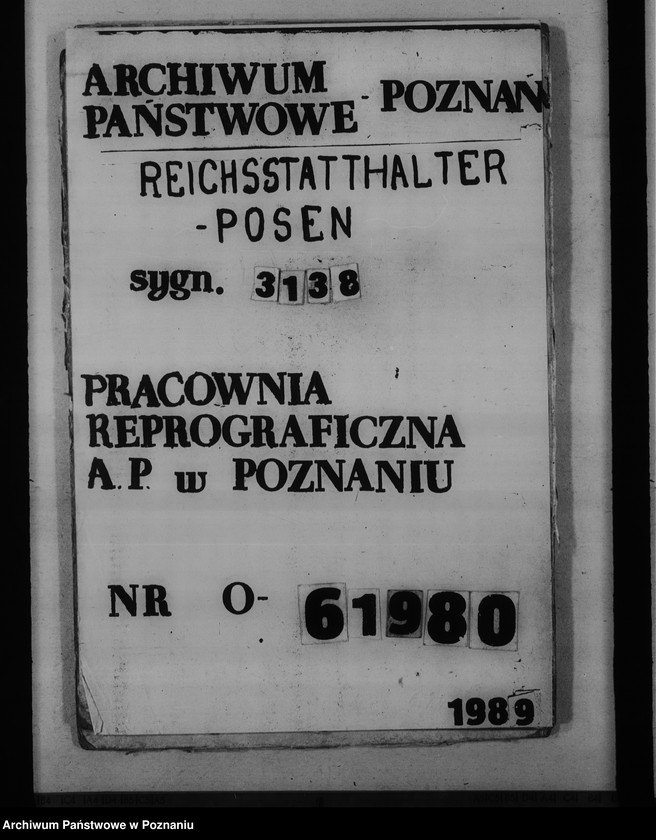 Obraz 1 z jednostki "Bauplätze für die Reichsbauämter, Finanzämter"