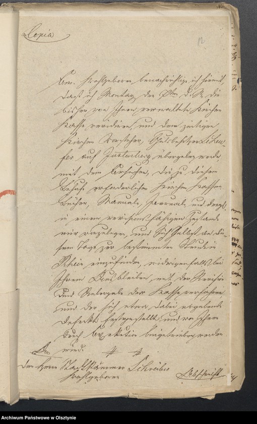 image.from.unit.number "Kirchliche Angelegenheien E. Cassen und Rechnungwesen Notaten Beantwortung"