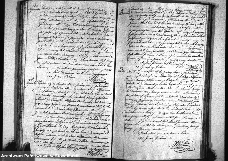 image.from.unit.number "Duplikat Aktu Urodzonych, Zmarłych i Zaślubionych Sekty Filiponów w Gminie Sejwy Powiecie Sejneńskim, Gubernii Augustowskiej za Rok 1844"