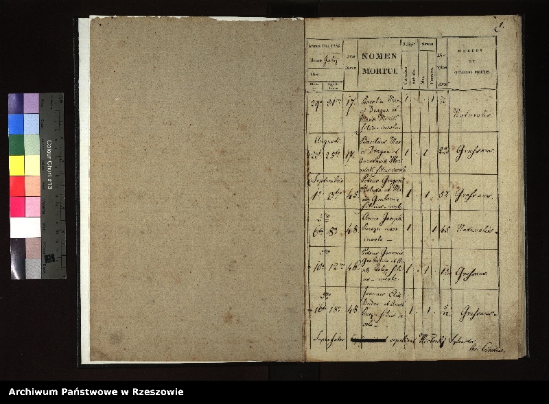 image.from.unit.number "Księga zgonów dla miejscowości Rozdziele"