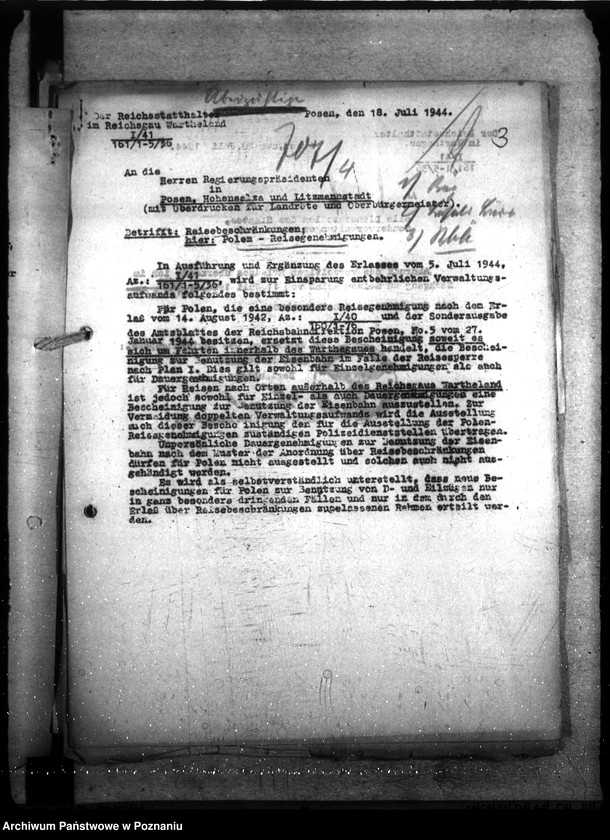 Obraz 8 z jednostki "Verwaltungsangelegenheiten der Abteilung VII A."