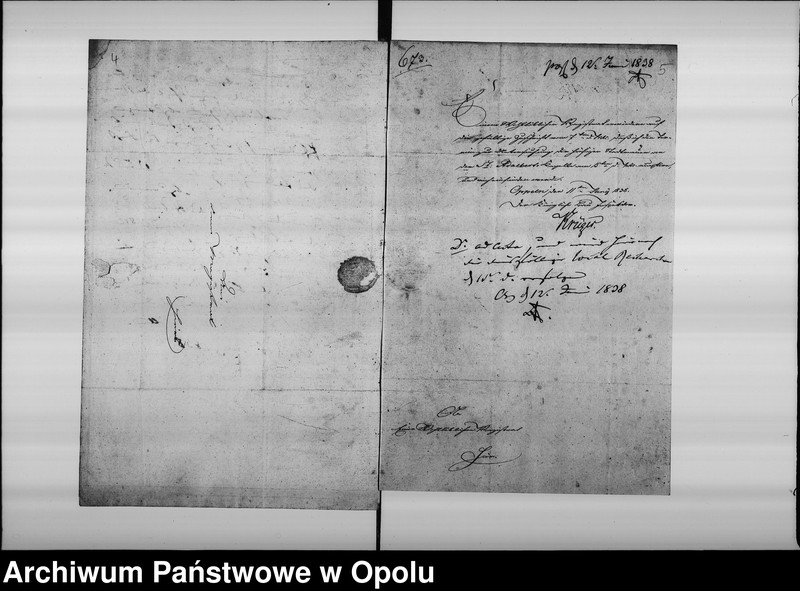 Obraz 7 z jednostki "Acta specialia des Magistrats zu Oppeln über die Herstellung der schadhaften Mauer um dem Apotheker Hemsalechschen Garten. de Anno 1838"