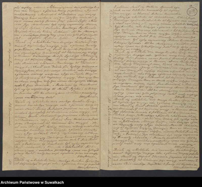 image.from.unit.number "Duplikat Aktów Urodzonych Zaślubionych i Umarłych w Parafii Kaletnickiey Roku 1832"