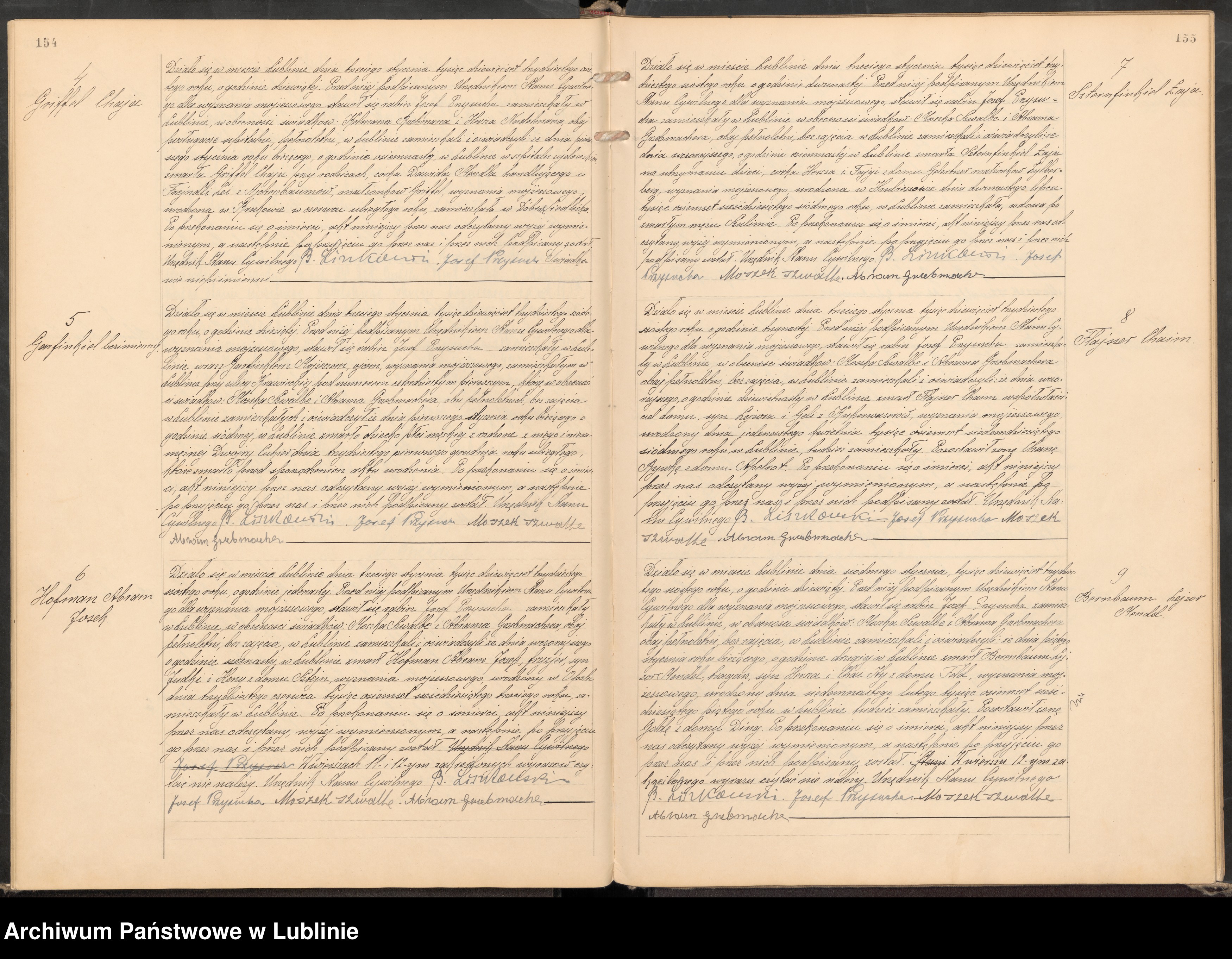 Skan z jednostki: Księga zgonów