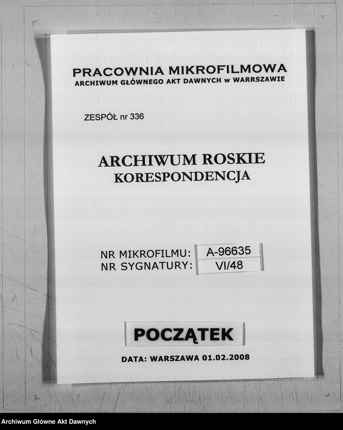 image.from.unit.number "Do Branickiego Jana Klemensa, kaszt.krak., het.w.kor."