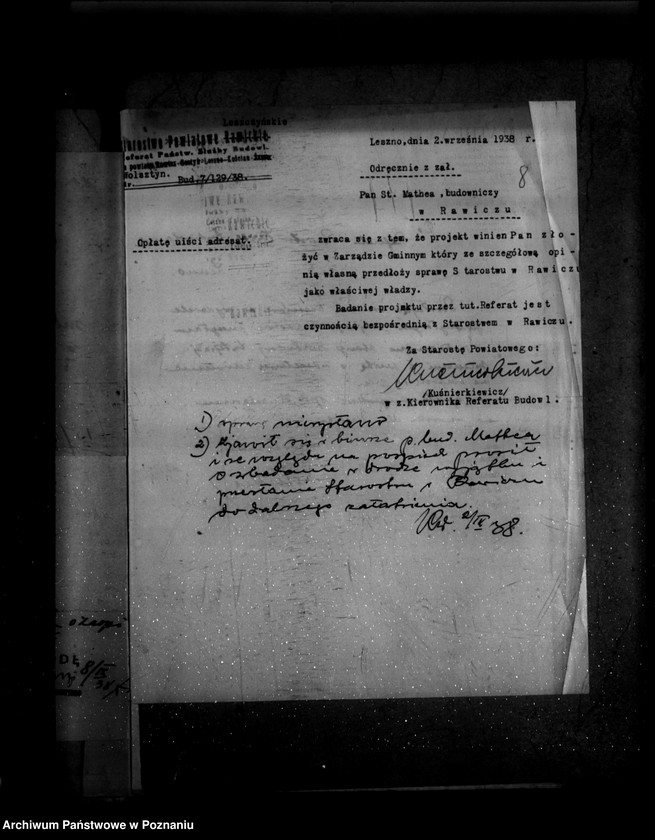 Obraz 12 z jednostki "/Rozbudowa mleczarni w Rawiczu/"