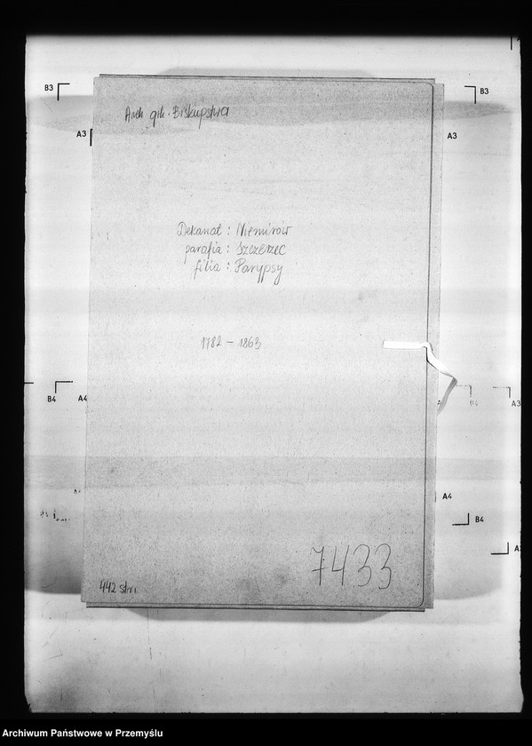 Obraz 4 z jednostki "[Kopie ksiąg metrykalnych parafii Szczerzec z filią Parypsy (dekanat Niemirów)]"