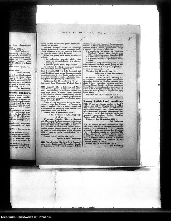 Obraz 14 z jednostki "Bildung einer Draenage-Genossenschaft in Schadlowitz im Kreise Inowrazlaw /Szadłowice powiat inowrocławski/"