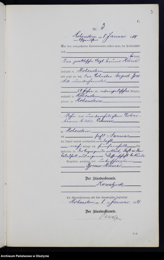 image.from.unit.number "Sterbe-Neben-Register Nr 1 - 46"