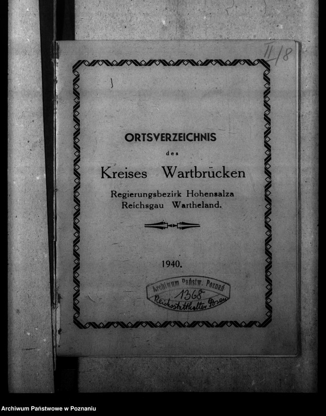 Obraz 5 z jednostki "Ortsverzeichnis des Kreises Warthbrücken"
