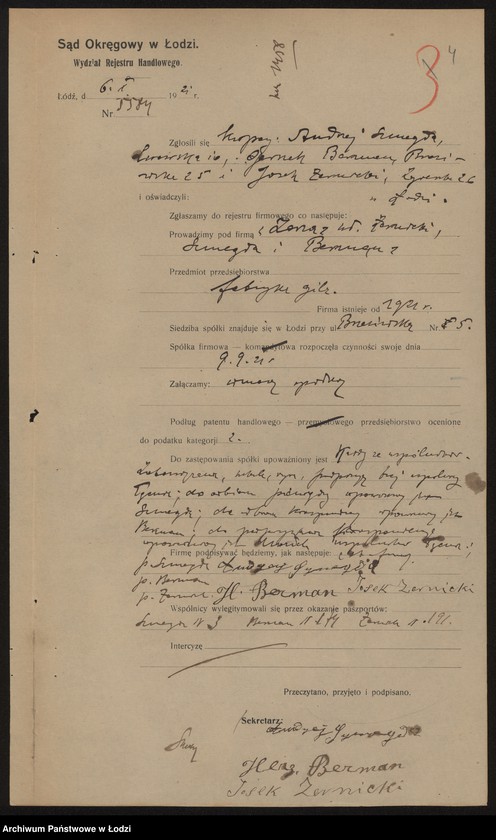 Obraz 6 z jednostki "Zorza – Josek Żernicki, Andrzej Szmegda, Gerszek Berman – fabryka gilz"