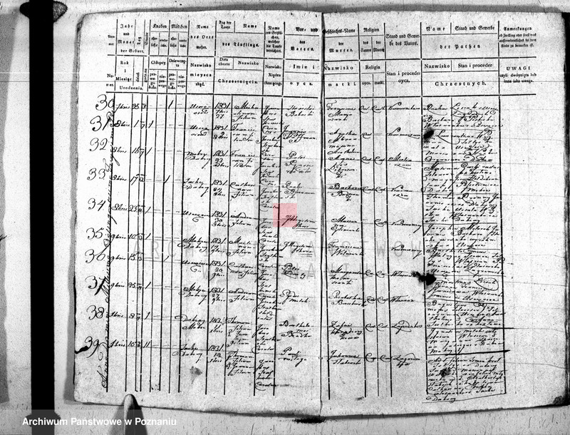 image.from.unit.number "Duplikat urodzonych, zaślubionych, zmarłych"