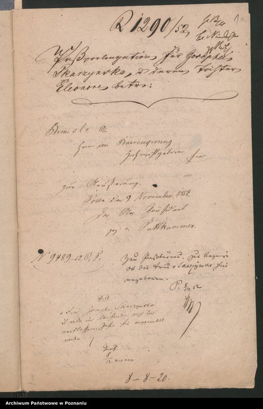 Obraz 4 z jednostki "A. betr. den polnischen General Ambrosius von Skarzyński"