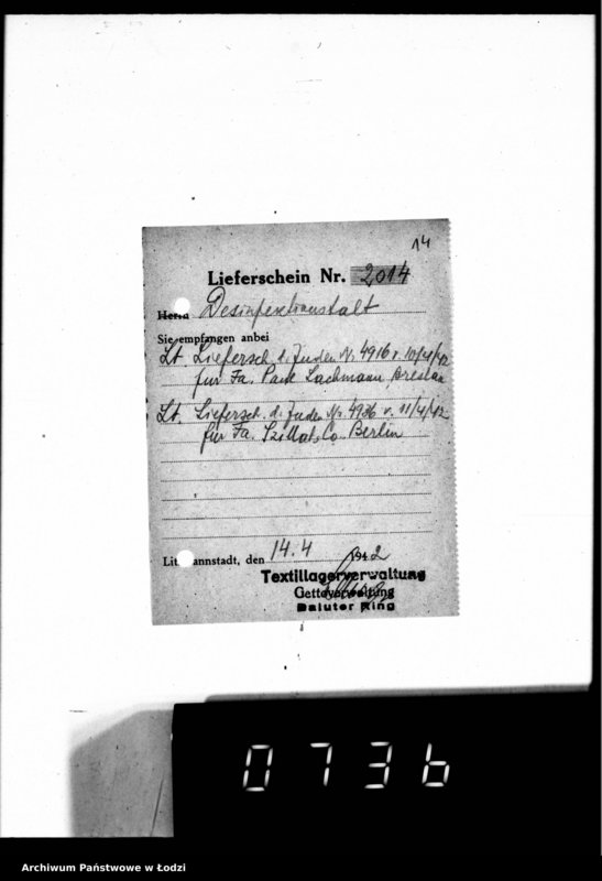 Obraz 18 z jednostki "[Zawiadomienia o przesyłce towarów do odkażania]"