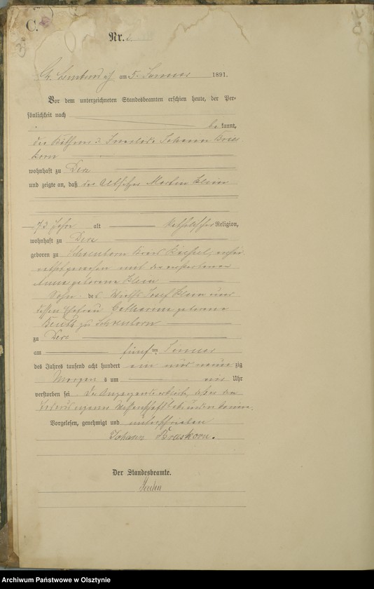 image.from.unit.number "Sterbe-Haupt-Register Nr 1 - 47"