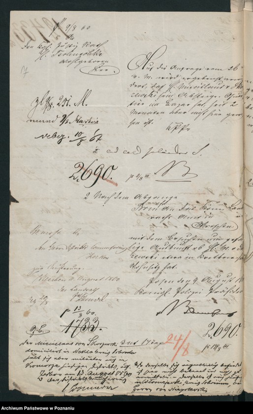 Obraz 10 z jednostki "A. betr. die Familie von Skarzewski"