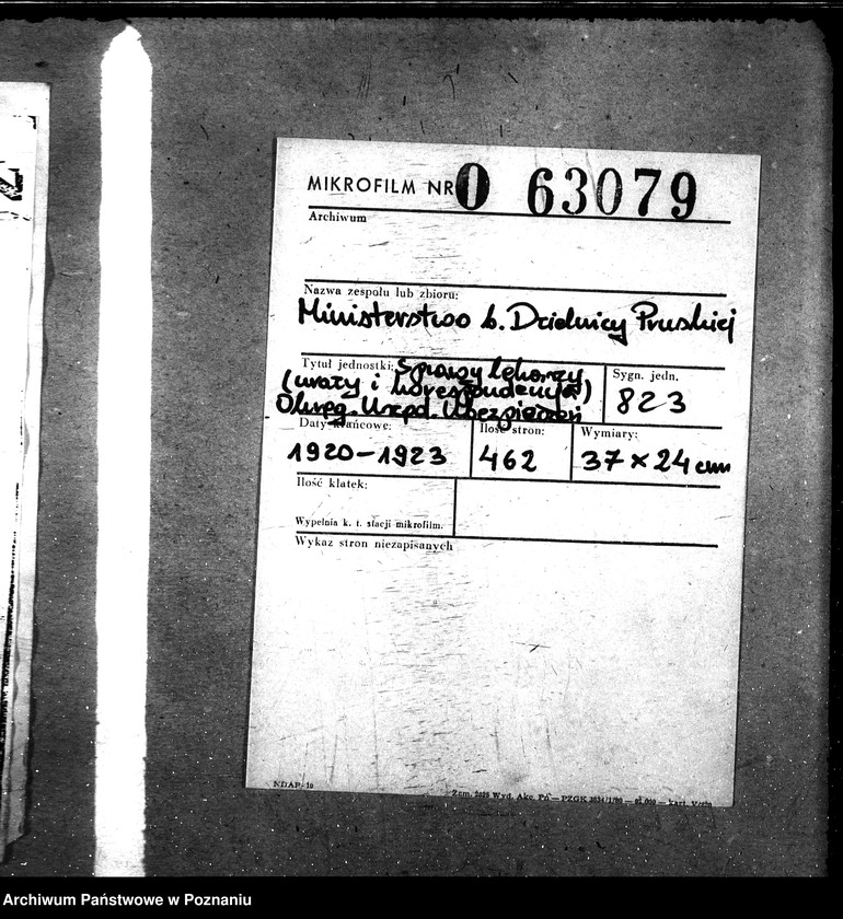 Obraz 1 z jednostki "Sprawy lekarzy [umowy i korespondencja] Okręg. Urząd Ubezpiecz."