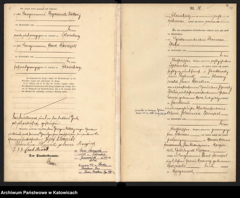 image.from.unit.number "Księga Małżeństw [ Heiraths-Haupt-Register ] nr 1 - 70"