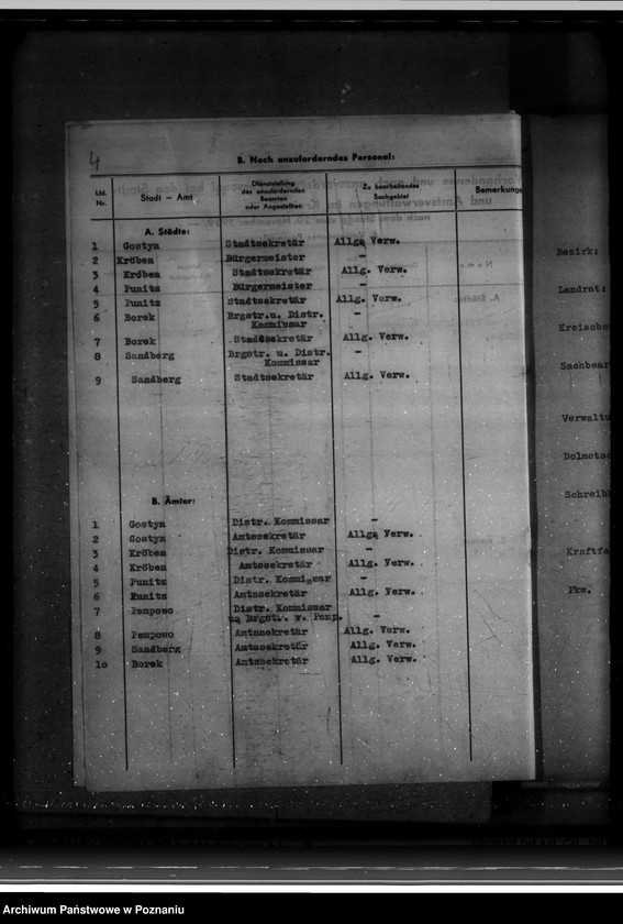 Obraz 9 z jednostki "Verwaltungspersonal. Unbedingt kriegswichtige Stellungen"