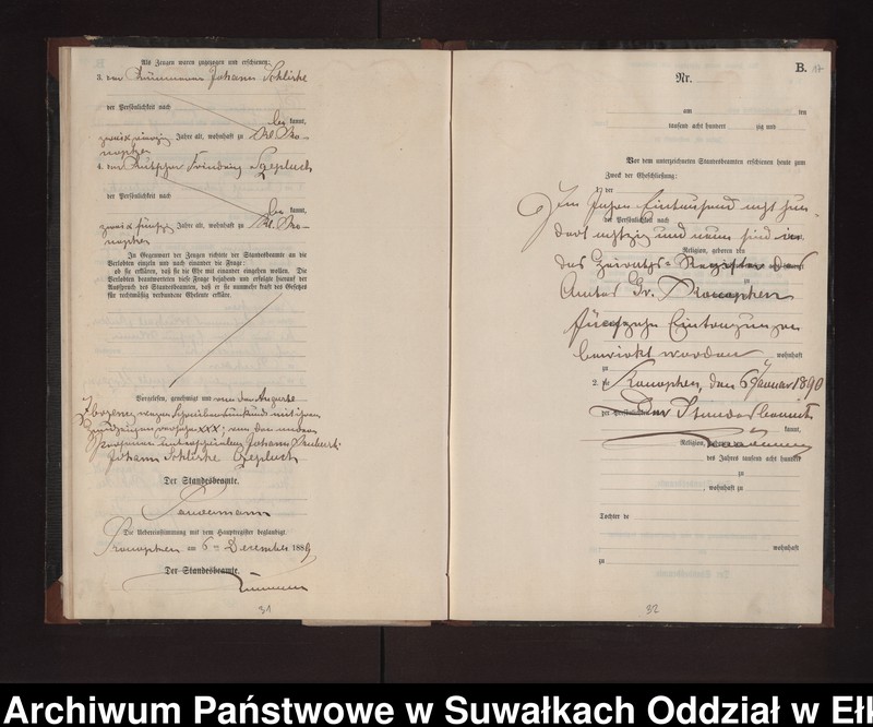 image.from.unit.number "Heiraths-Neben-Register des Preussischen Standes-Amtes Gr. Konopken Kreis Loetzen"