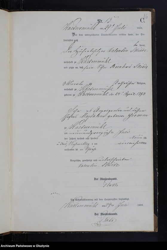 image.from.unit.number "Sterbe-Neben-Register Nr 1 - 28"