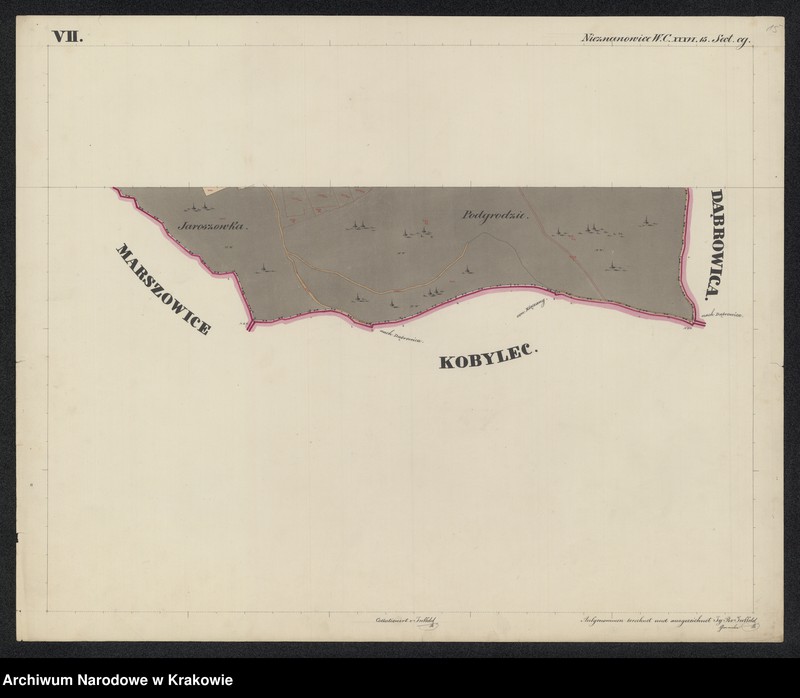 image.from.unit.number "198 Dorf Nieznanowice sammt Enclave Niewiarów II-ga część bestehend aus den Ortschaften Jaroszowka [Jaroszówka] und Podgrodzie in Galizien Bochnier Kreis"