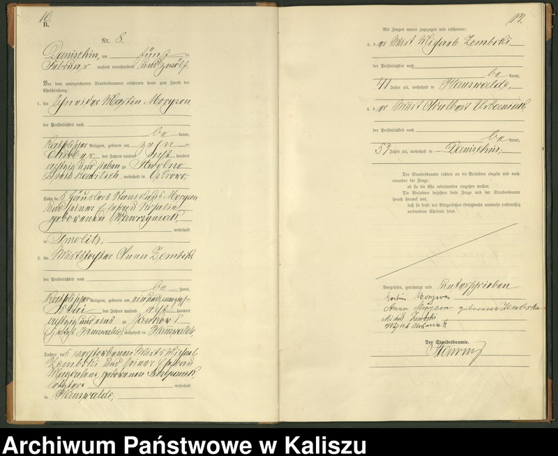 Obraz 11 z jednostki "[Księga małżeństw]"