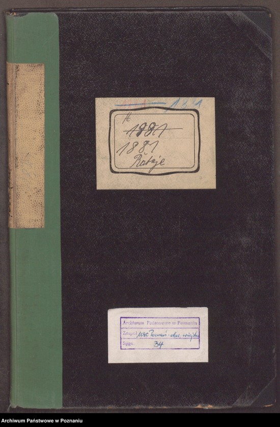 Obraz 3 z jednostki "Rejestr urodzeń, małżeństw, zgonów"