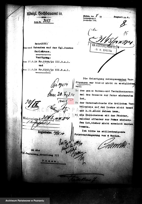 Obraz 19 z jednostki "Sprawy budowlane domeny Puszczykowo-Zaborze w powiecie poznańskim"