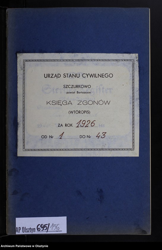 image.from.unit.number "Sterbe-Neben-Register Nr 1 - 43"