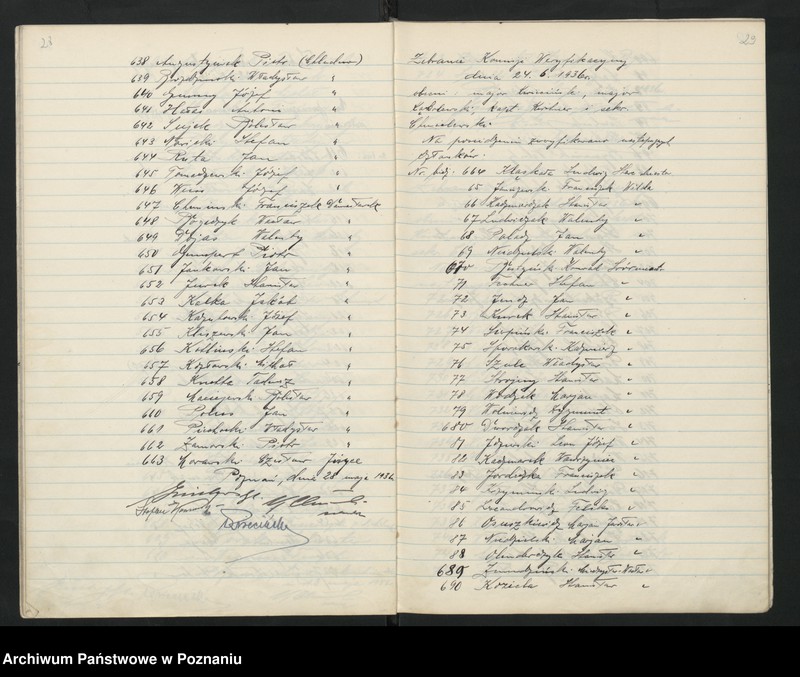 image.from.unit.number "Protokolarz Komisji Weryfikacyjnej Towarzystwa Powstańców Wielkopolskich."