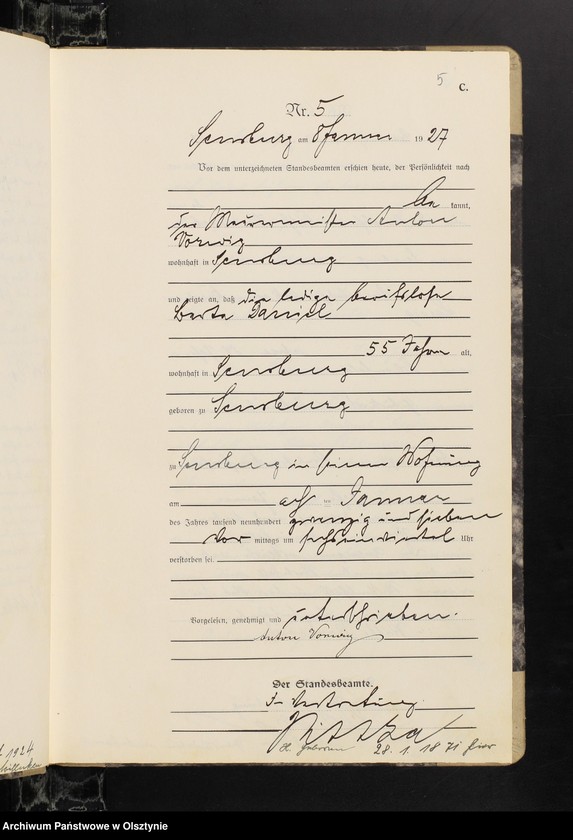 image.from.unit.number "Sterbe-Haupt-Register Nr 1-211"