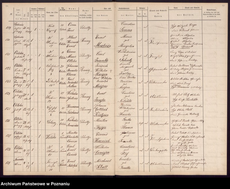 Obraz 16 z jednostki "[Akta urodzeń i chrztów, ślubów, zgonów]"