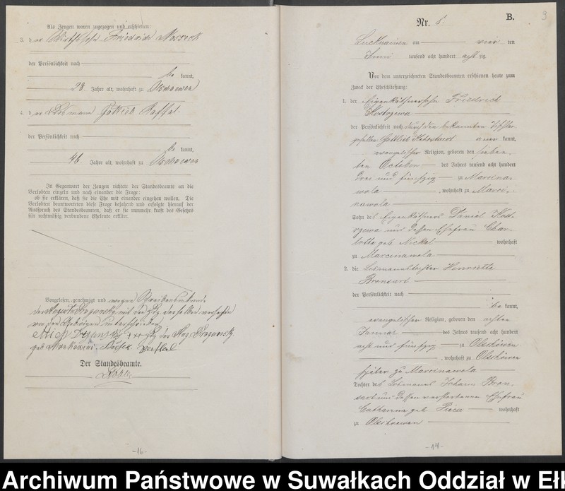 image.from.unit.number "Heiraths-Haupt-Register des Königlich Preussischen Standes-Amtes Lucknainen Kreis Sensburg für das Jahr 1880[do 1883]"