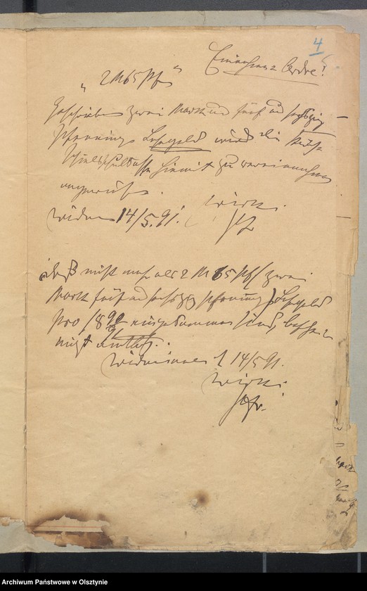 image.from.unit.number "Einnahme und Ausgabe Beläge der Kirchspiels Schulkasse in Widminnen"